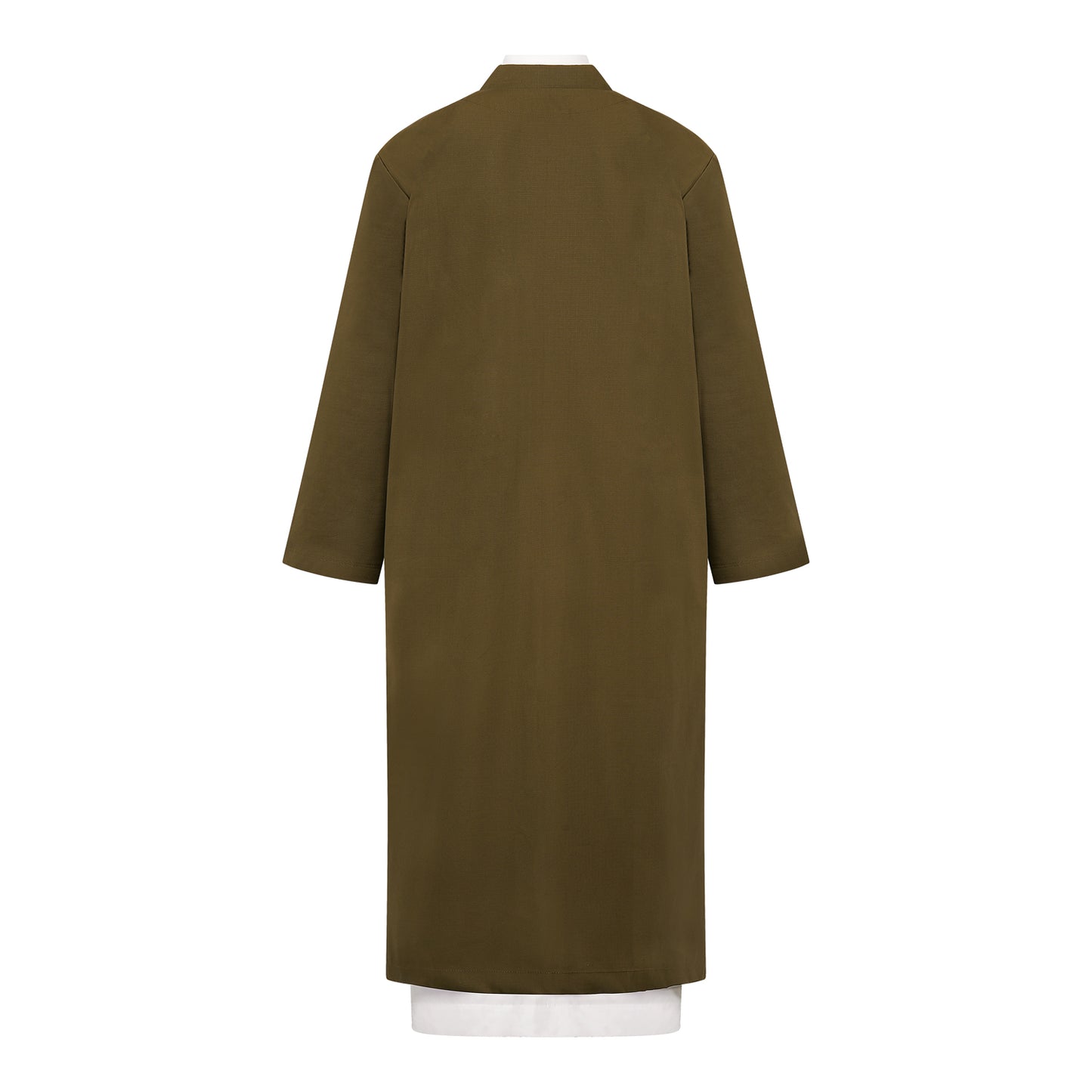 Yemeni Thowb Long Jacket- Olive green