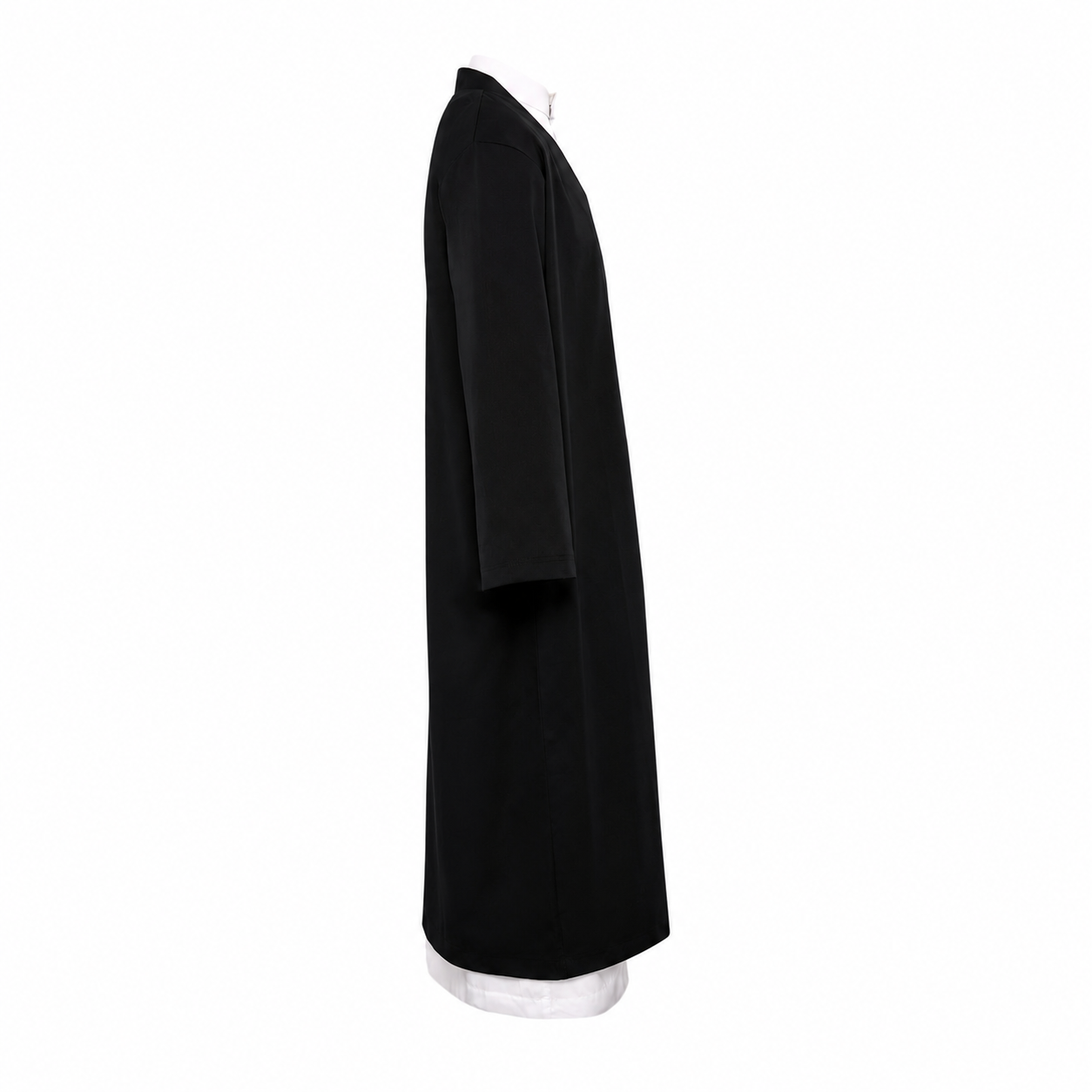 Long Over Jubbah Jacket- Black (Turkish/Yemeni)
