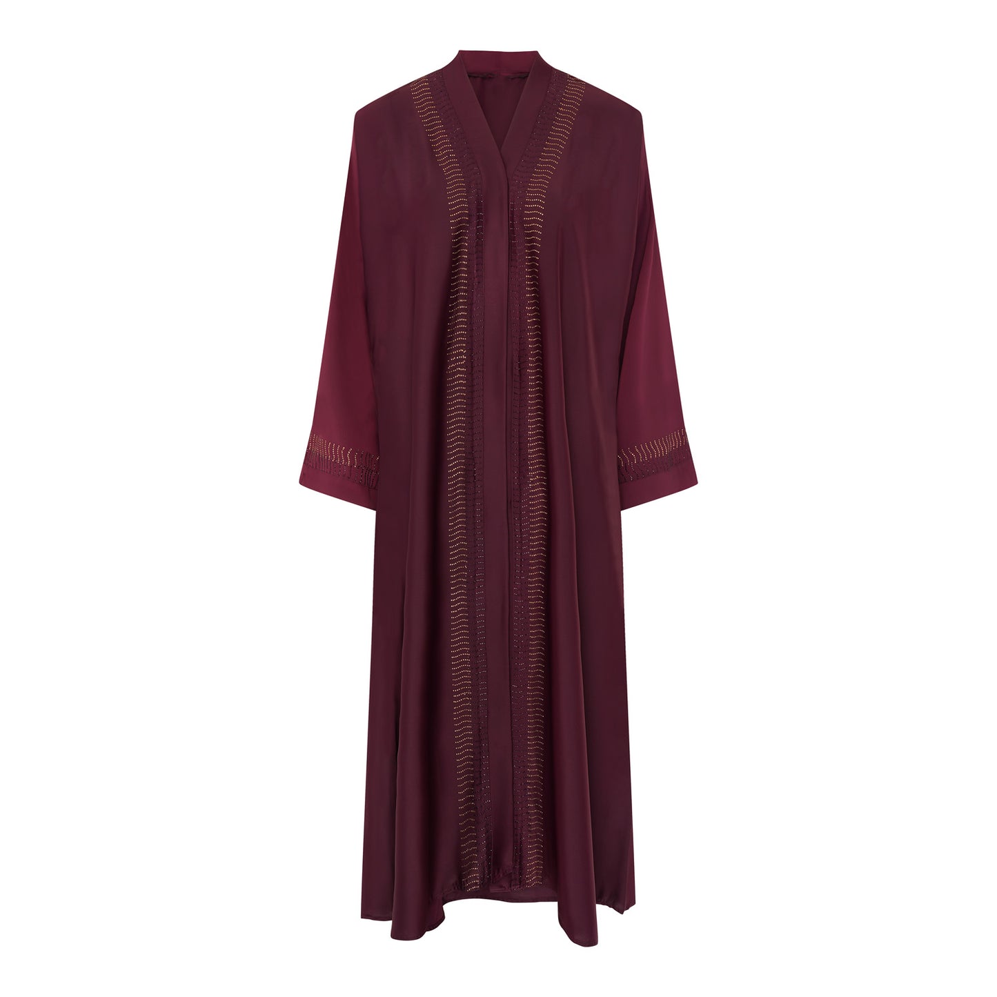 MrsThowbs Rich Burgundy Abaya and matching Scarf