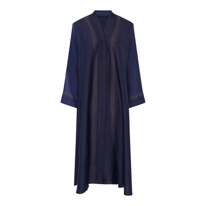 MrsThowbs Midnight Navy Abaya and matching Scarf