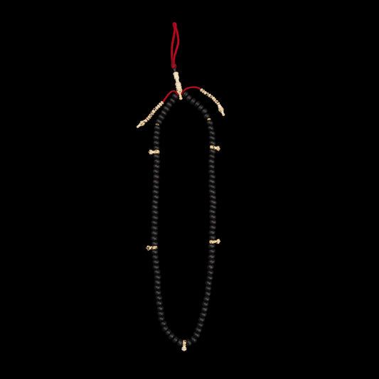 Zaytoun (olive) wood with Oud salib Tasbih (Tijani) - Black