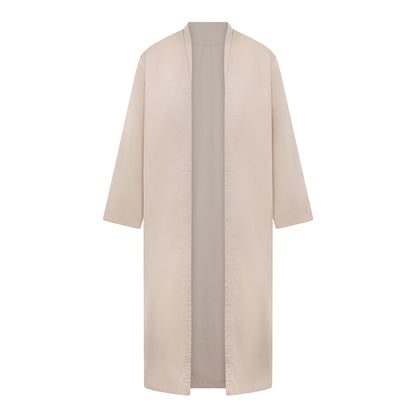 Yemeni Thowb Long Jacket- Cream