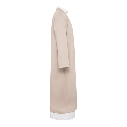 Yemeni Thowb Long Jacket- Cream