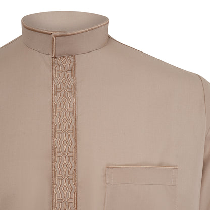 Collar Jubbah- Beige