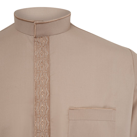 Collar Jubbah- Beige