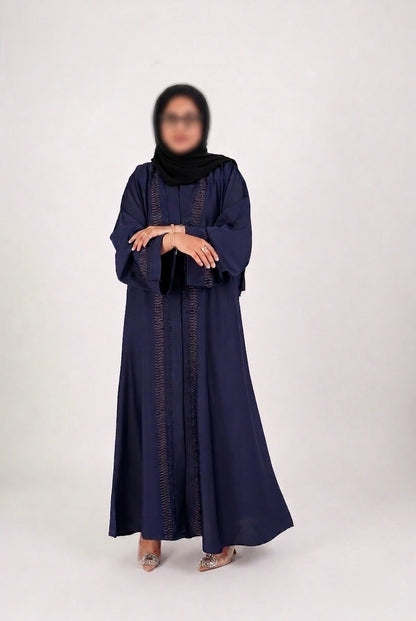 MrsThowbs Midnight Navy Abaya and matching Scarf