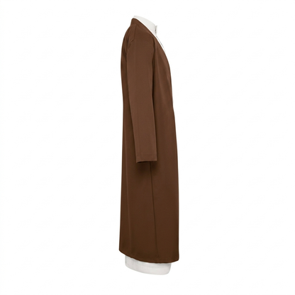 Long Over Jubbah Jacket- Brown (Turkish/Yemeni)