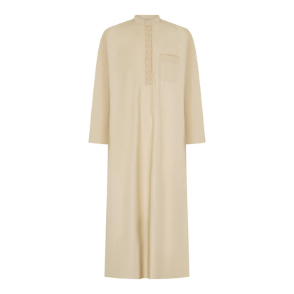 Collar Jubbah- Cream
