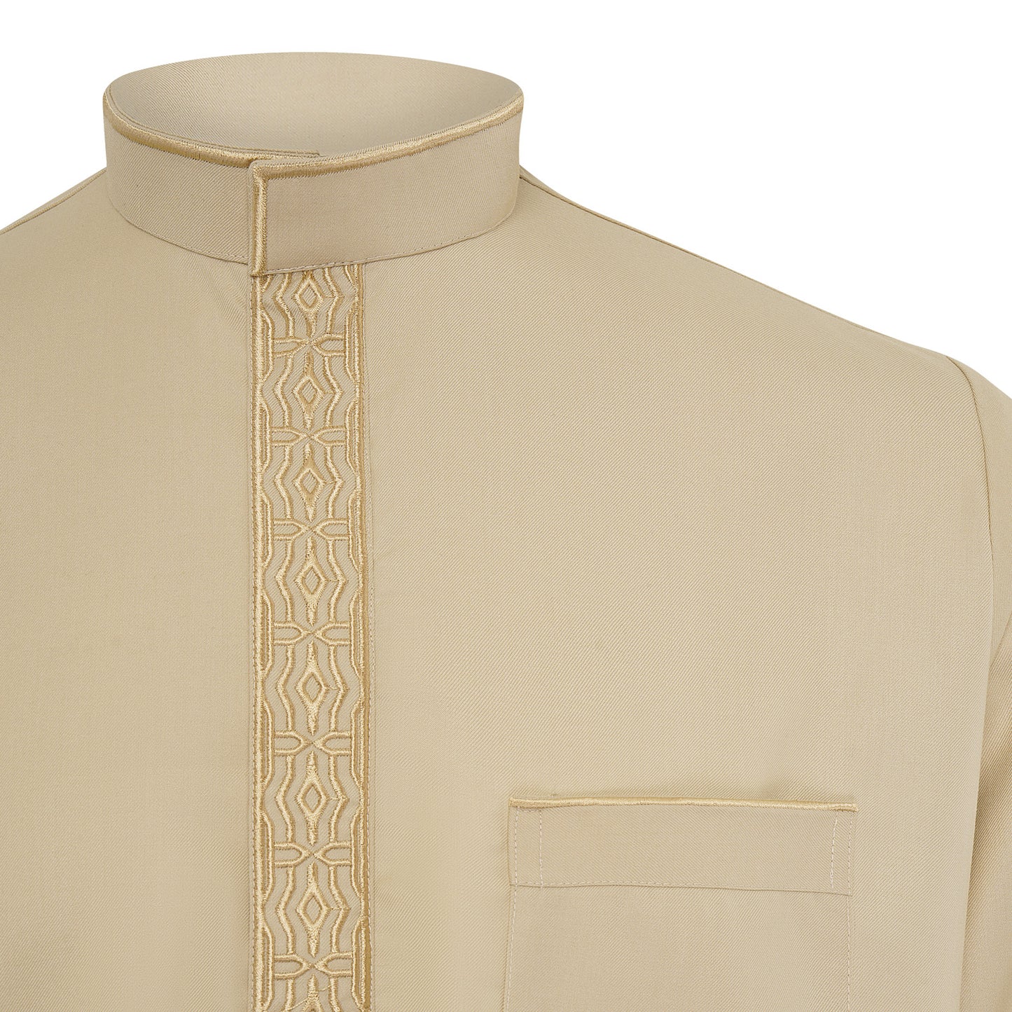Collar Jubbah- Cream