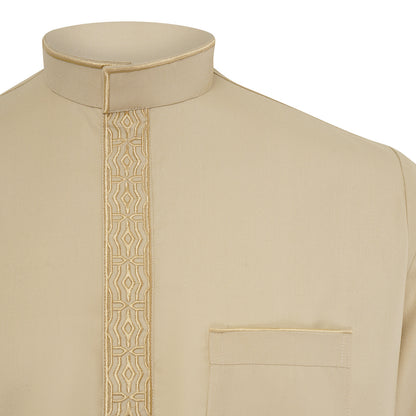 Collar Jubbah- Cream