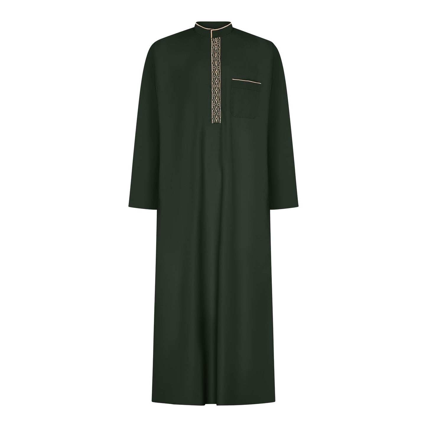 Collar Jubbah- Dark Green