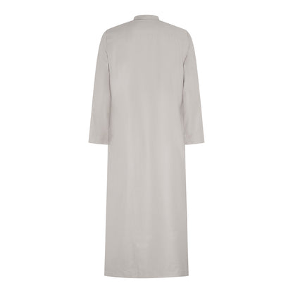 Collar Jubbah- Light Grey